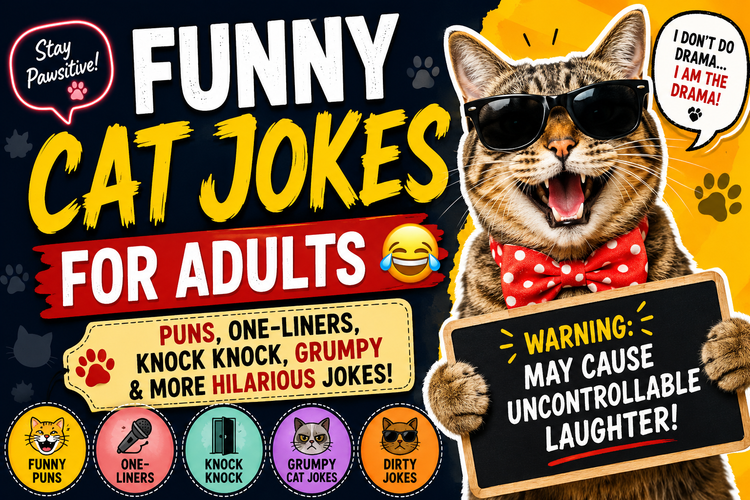 Funny Cat Jokes for Adults