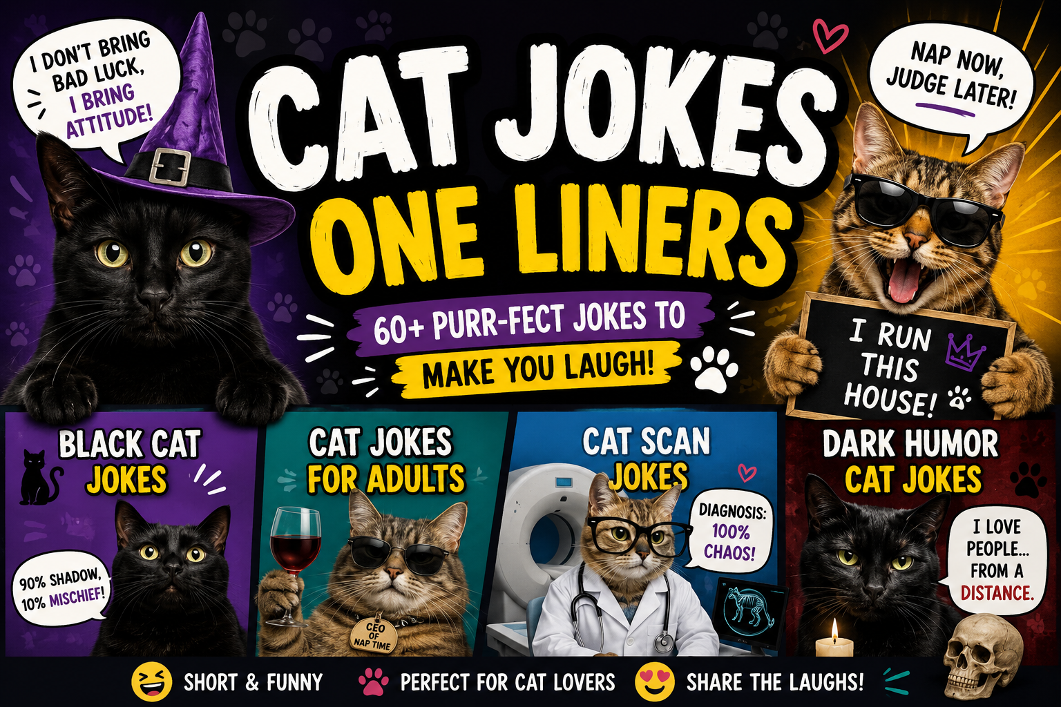 Cat Jokes One Liners