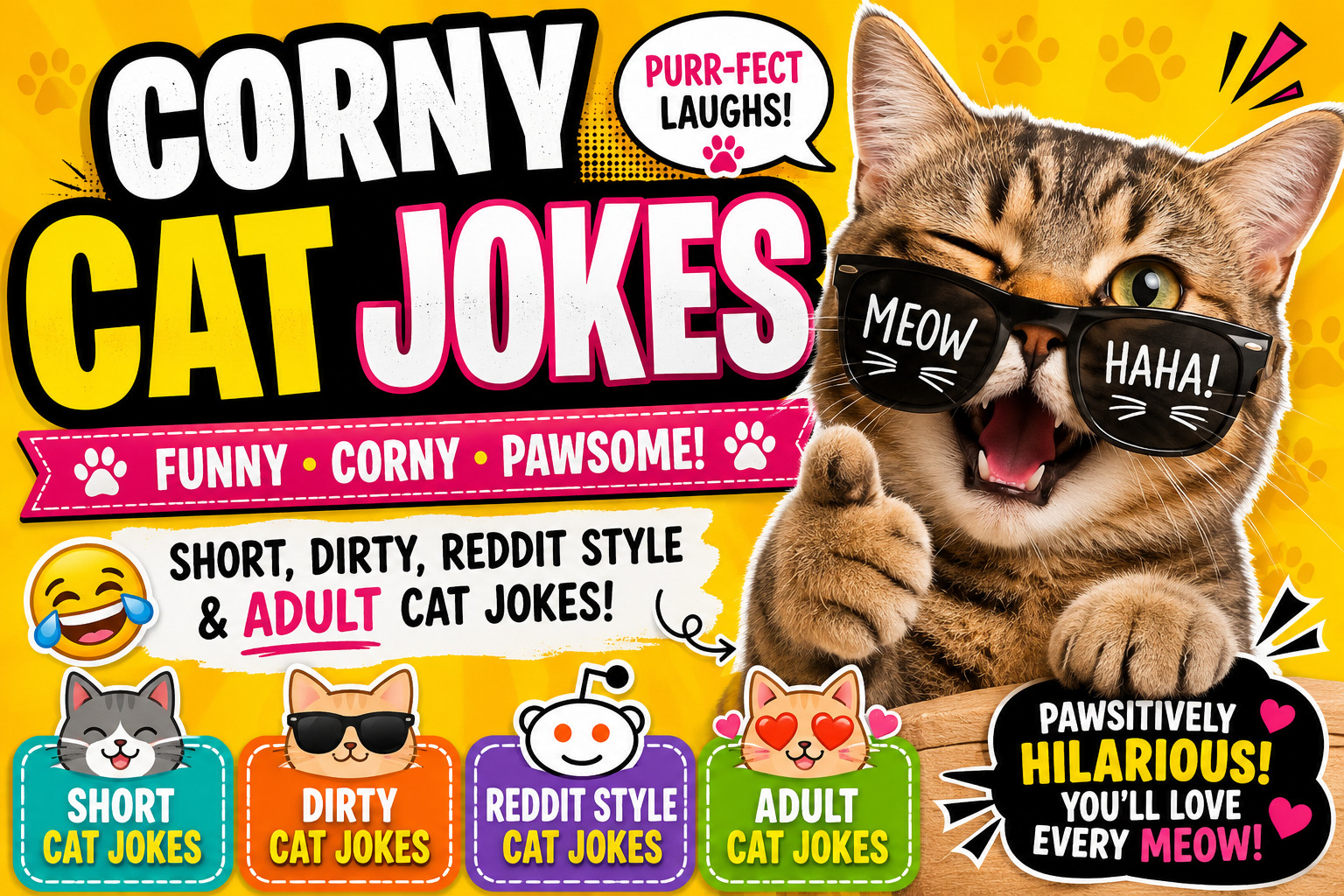 Corny Cat Jokes Collection