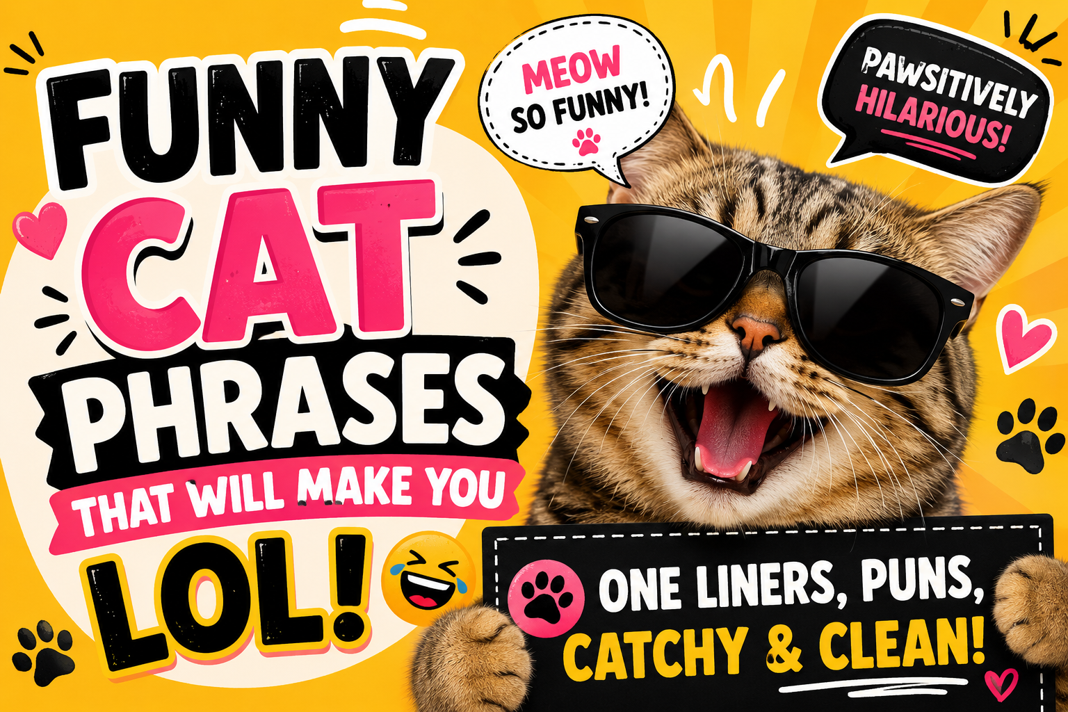 Funny Cat Phrases