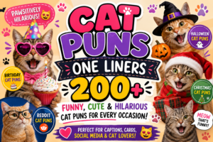 Cat Puns One Liners