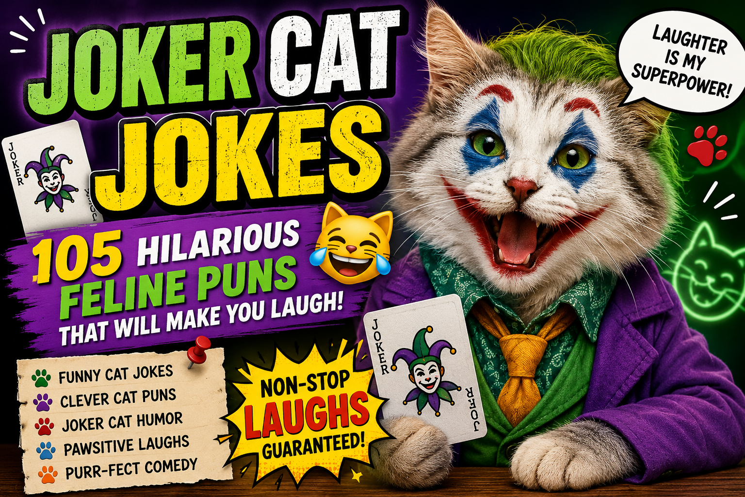 joker with cat Comedy Universe