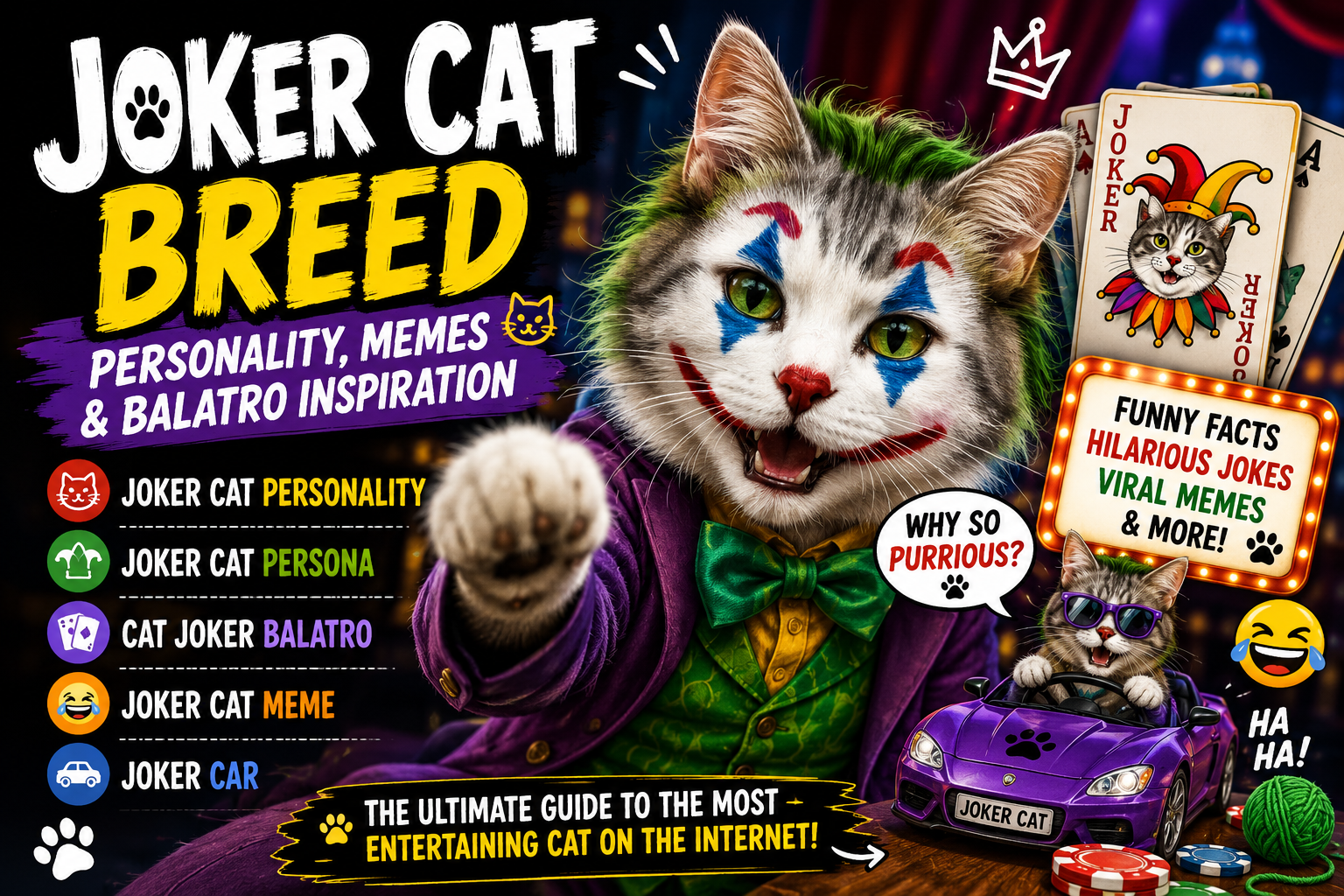 Joker Cat Breed Personality