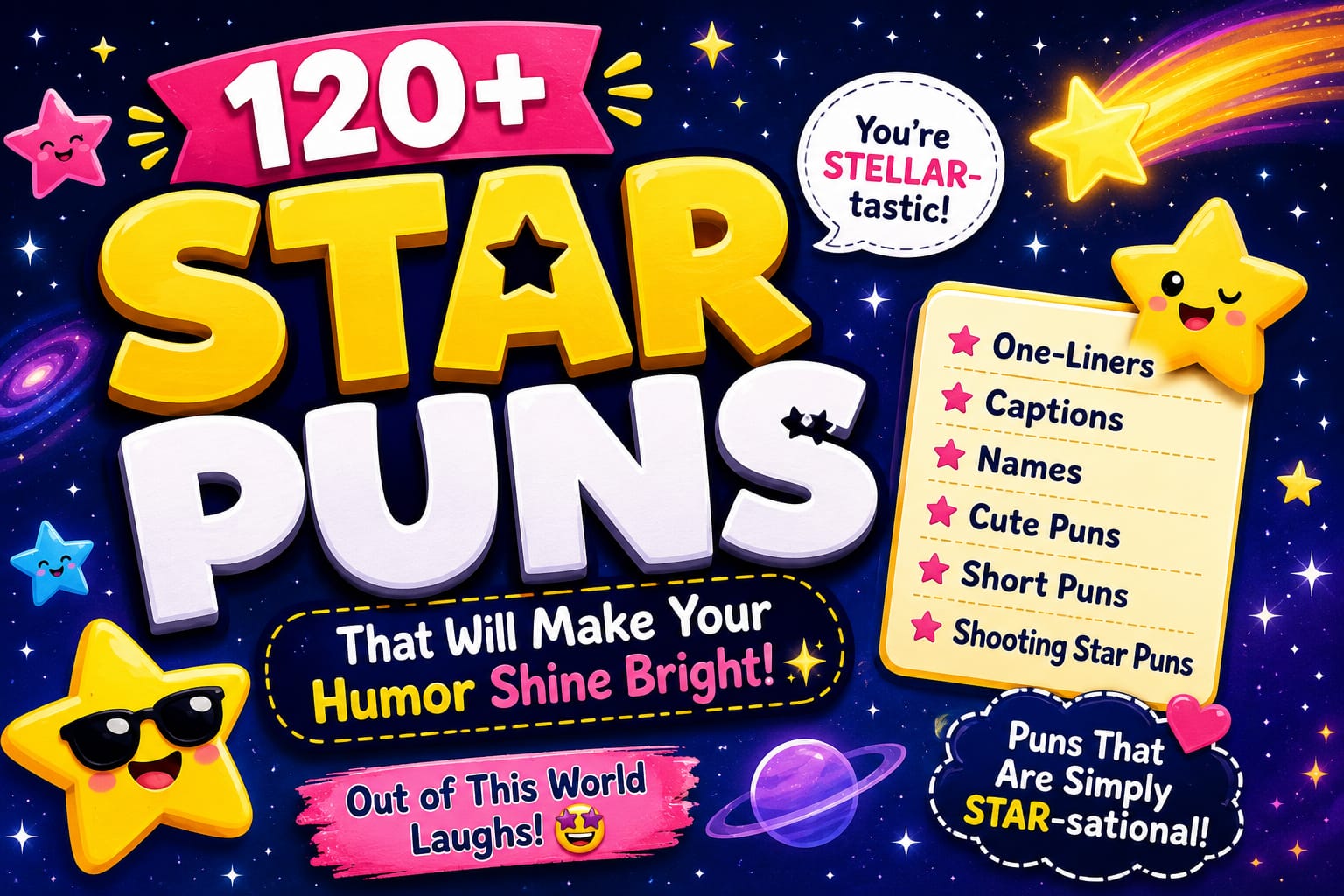 120+ Star Puns