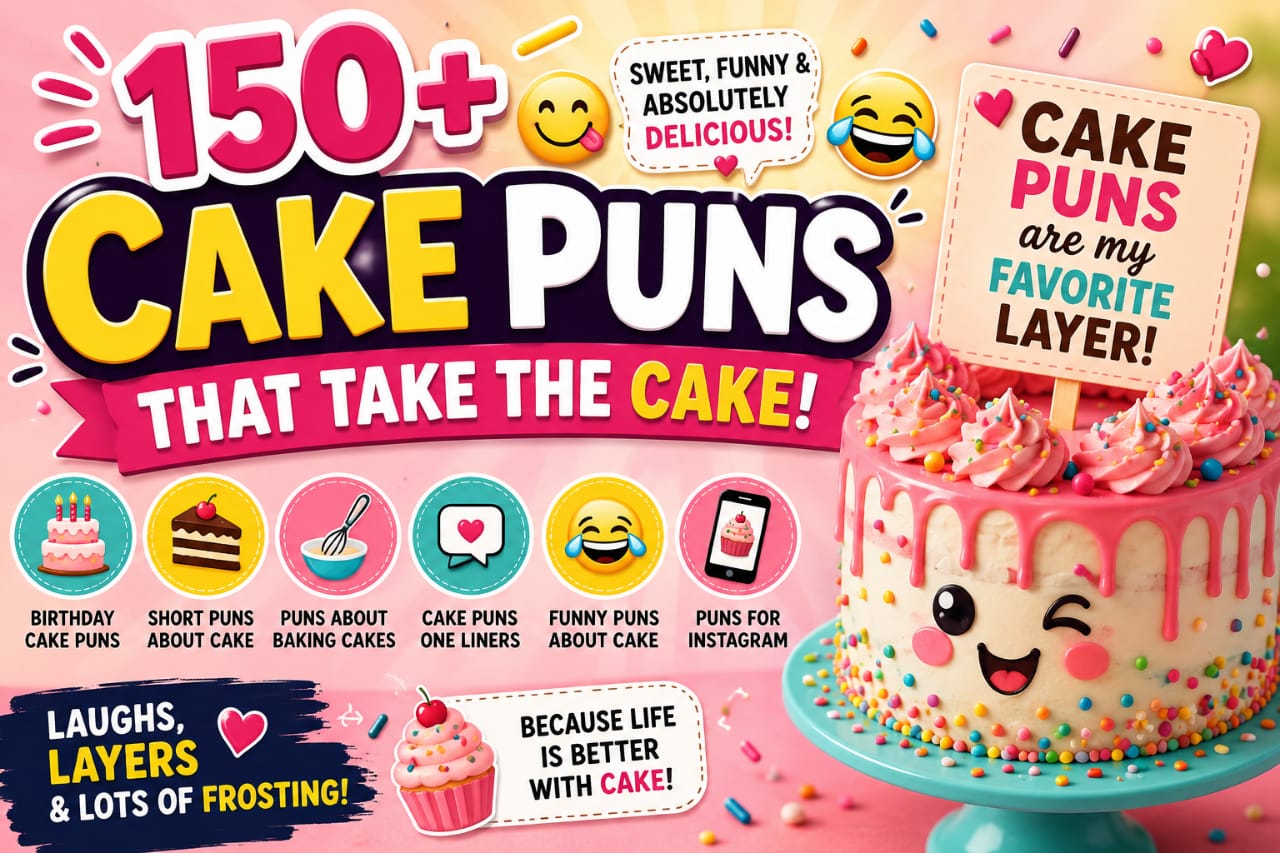 😄150+ Puns about cake