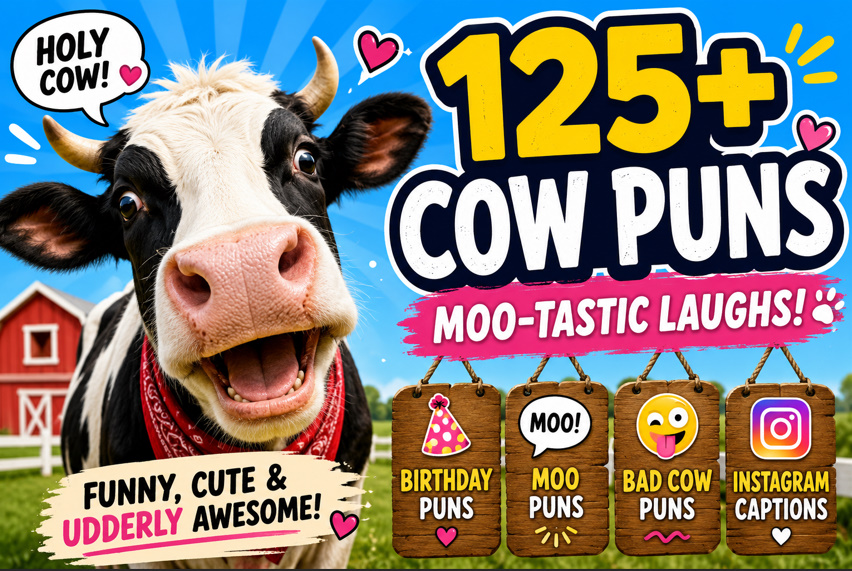 Funny Cow Puns