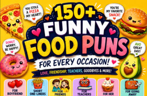 Funny puns for food