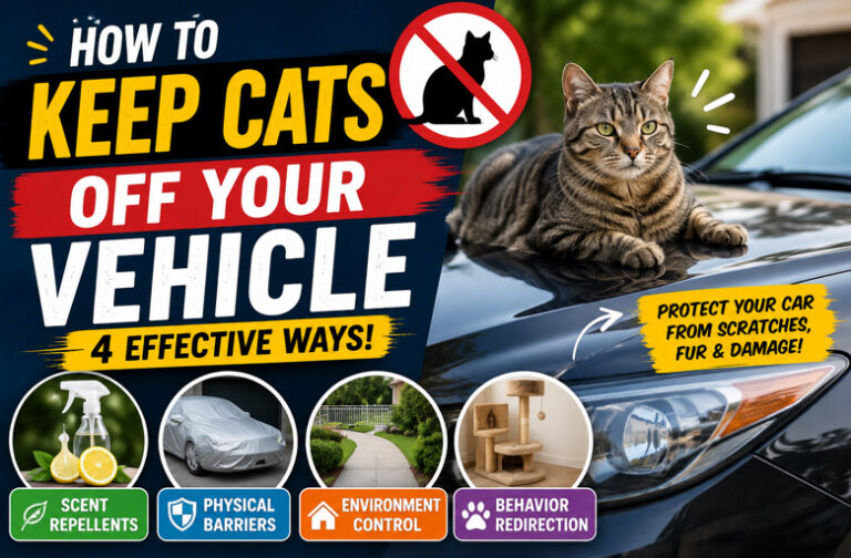 How do you keep cats off your vehicle: