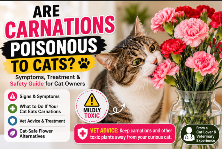 Are Carnations Poisonous to Cats