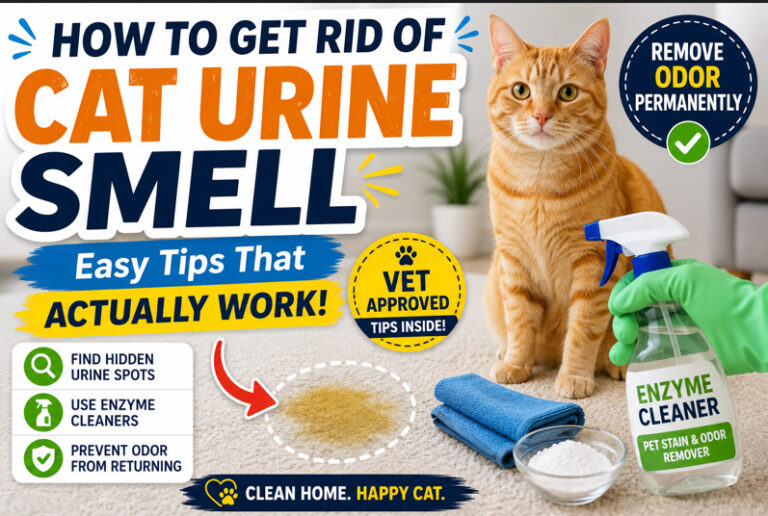 How to Get Rid of Cat Urine Smell