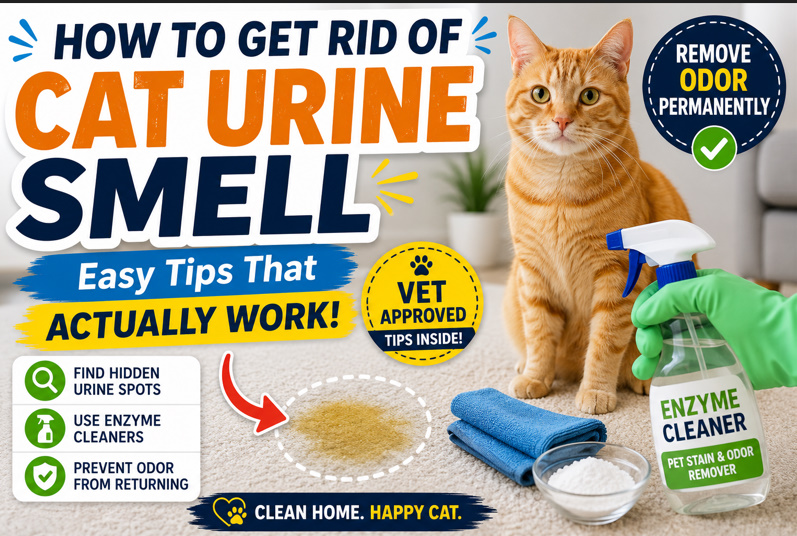 How to Get Rid of Cat Urine Smell